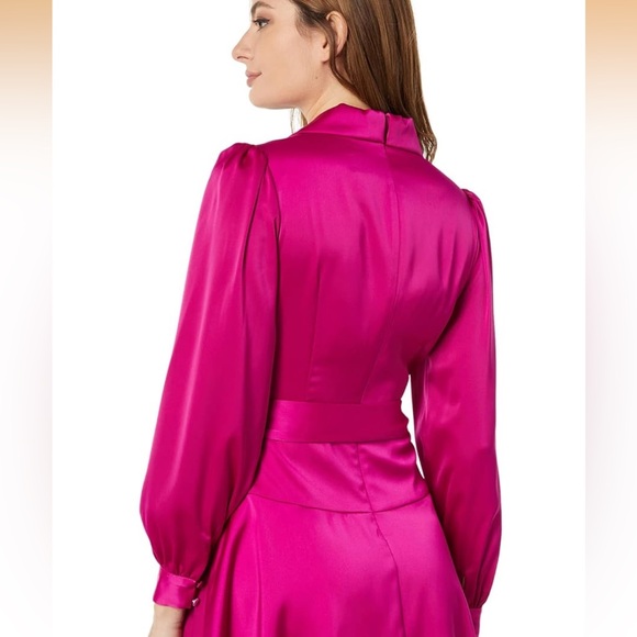 Taylor Elegant Dress โ Vibrant Color (Belt Missing) - Picture 3 of 5